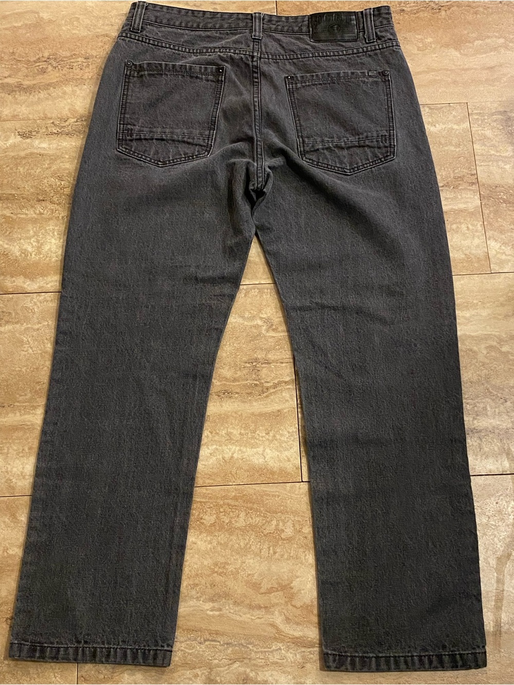South Pole Y2K Men's Straight Jeans - Charcoal Loose Fit 36X30 - Picture 8 of 9